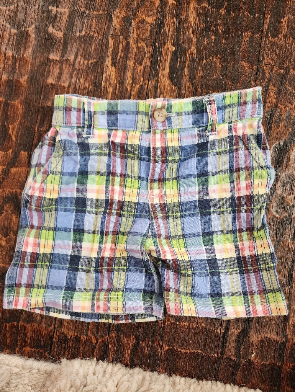 Ralph Lauren 100% Cotton Madras Shorts 18m